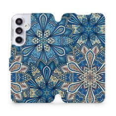 Mobiwear Knížkové flip pouzdro - Samsung Galaxy A55 5G - V108P Modré mandala květy