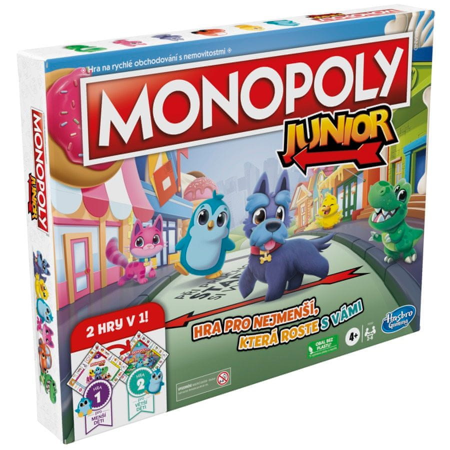 Levně Hasbro Monopoly Junior CZ