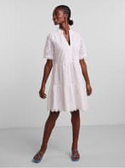 Y.A.S Dámské šaty YASHOLI Regular Fit 26027163 Star White (Velikost L)