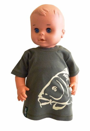 R-SPEKT Rybářské Baby triko khaki s kaprem