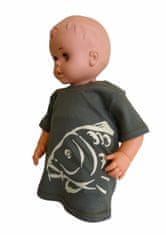 R-SPEKT Rybářské Baby triko khaki s kaprem, 3-6 měsíců