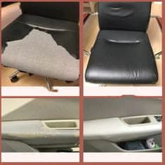 Záplata na opravu kůže, oprava kožené pásky, samolepicí opravná záplata – sada opravných záplat pro autosedačku, pohovku, lodní sedadlo, židli