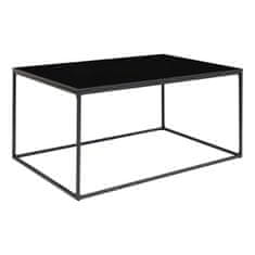 House Nordic Konferenční stolek, černý, černý rám\n60x90x45 cm