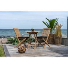 House Nordic Odkládací stolek z teakového dřeva, přírodní, Ø70x75 cm