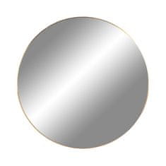 House Nordic Zrcadlo, ocel, mosazný vzhled, ø80 cm