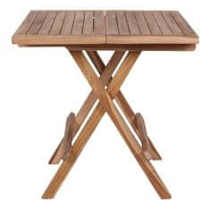 House Nordic Odkládací stolek z teakového dřeva, přírodní, 50x50x50 cm