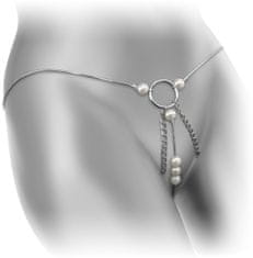 XSARA Tanga s perličkami stimulujícími klitoris kalhotky na sex - 73017069
