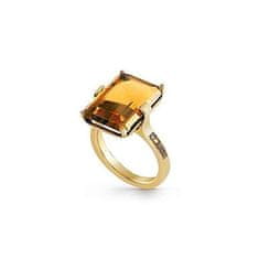 Guess Elegantní pozlacený prsten JUBR01235JWAGTZ (Obvod 58 mm)