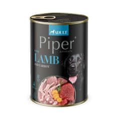 Piper ADULT 400g konzerva pro dospělé psy jehně, mrkev