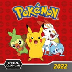 Ostatní Danilo Calendar - Pokémon - 2022 čtvercový kalendář