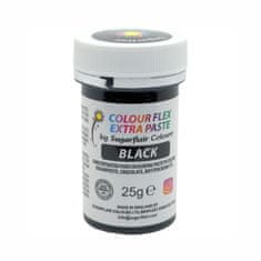 Sugarflair Colours Colourflex Pastel EXTRA Black - černý