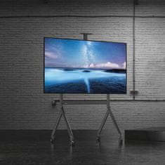North Bayou P200G stojan na televize, monitory, dotykové obrazovky a multimediální tabule, grafitově šedá