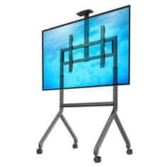 North Bayou P200G stojan na televize, monitory, dotykové obrazovky a multimediální tabule, grafitově šedá