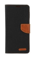Canvas Pouzdro Xiaomi Redmi 13C knížkové černé 121365