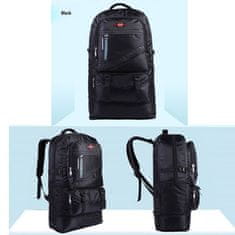 Sofistar 60L vodotěsný pánský nylonový batoh, černá