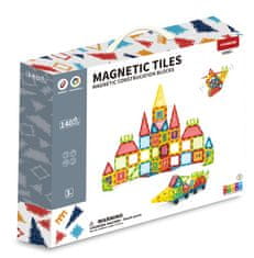 Magnetická stavebnice Magnetic Tiles 140ks