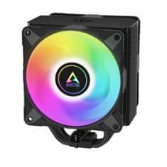 Arctic Freezer 36 A-RGB (Black) – Black CPU Cooler for Intel Socket LGA1700 and AMD Socket AM4, AM5