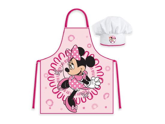 BrandMac Dětská zástěra s čepicí Minnie Mouse Butterfly