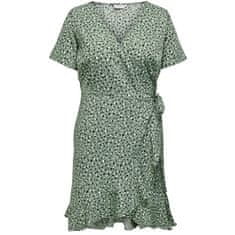Only Carmakoma Dámské šaty CARLIVIA Regular Fit 15252210 Hedge Green (Velikost 4XL)