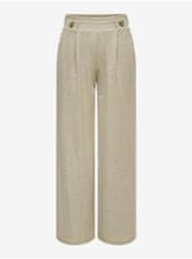 Jacqueline de Yong Béžové dámské široké kalhoty JDY Birdie XS/32
