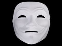Karnevalová maska - škraboška k domalování - bílá Anonymous