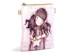 Dívčí kabelka 15x18,5 cm s potiskem - růžová nejsv.