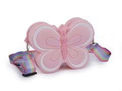 Dětská kabelka motýl 14x11 cm - růžová nejsv.