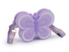 Dětská kabelka motýl 14x11 cm - fialová nejsvětlejší