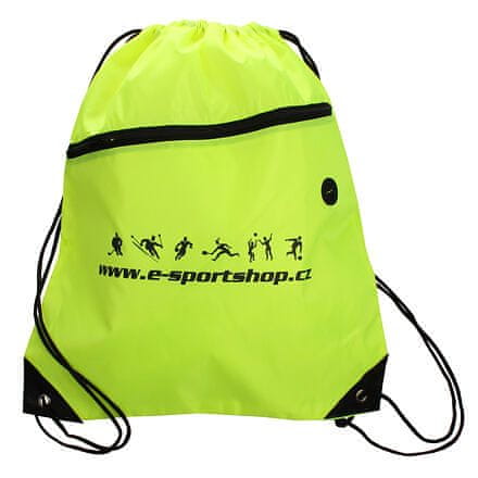 Yoga Bag Logo sportovní taška fluo zelená varianta 38279