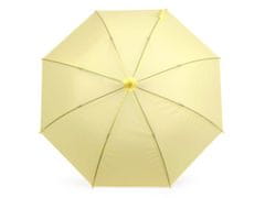 Dívčí vystřelovací deštník - žlutá světlá