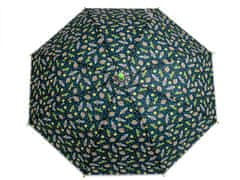 Chlapecký vystřelovací deštník - zelená piniová vesmír