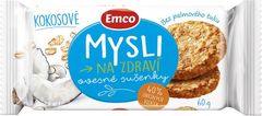 Mysli Emco Ovesné sušenky kokosové, 60 g