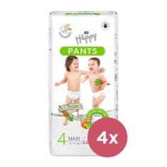 Bella Happy 4x Pants Kalhotky plenkové jednorázové 4 Maxi (8-14 kg) 44 ks