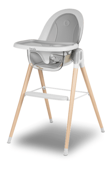 Lionelo Jídelní židlička Maya 2v1 White