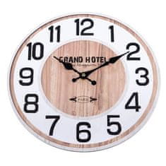 Dakls Dřevěné hodiny na zeď - Grand Hotel