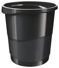 Esselte Odpadkový koš VIVIDA - plastový, černý, objem 14 l