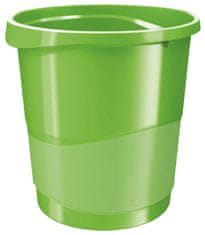 Esselte Odpadkový koš VIVIDA - plastový, zelený, objem 14 l