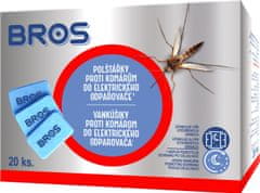 BROS - náhradní polštářky proti komárům 20 ks