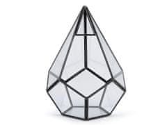 Jehlan 16x22 cm aerárium / florárium - transparent