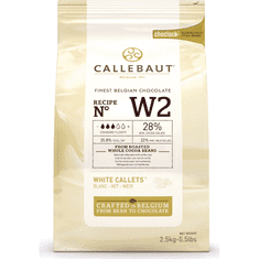 Callebaut Čokoláda W2 bílá 28% 2,5kg -