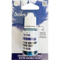 Decora Airbrush barva tekutá blue 20g -