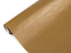 Balicí papír 0,7x2 m - zlatá tmavá
