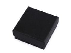 Krabička na šperky 7x7 cm - černá mat