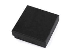 Krabička na šperky 9x9 cm - černá mat