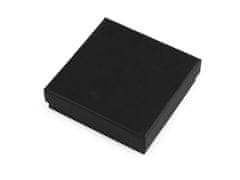 Krabička na šperky 11x11 cm - černá mat