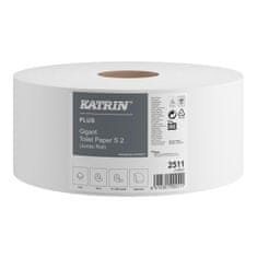 Katrin Toaletní papír Plus Gigant S2, bílý, 100 m