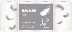 Katrin Toaletní papír - 3vrstvý, bílý, 8 ks