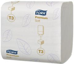 Tork Skládaný toaletní papír - T3, 2 vrstvý, bílý, 30x252 ks