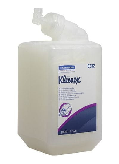 Kleenex Sprchový gel KC na vlasy a tělo, bílý, 1l