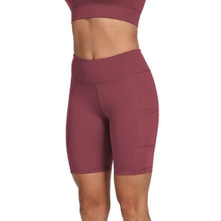 Yoga Sporty krátké sportovní legíny červená velikost oblečení XL